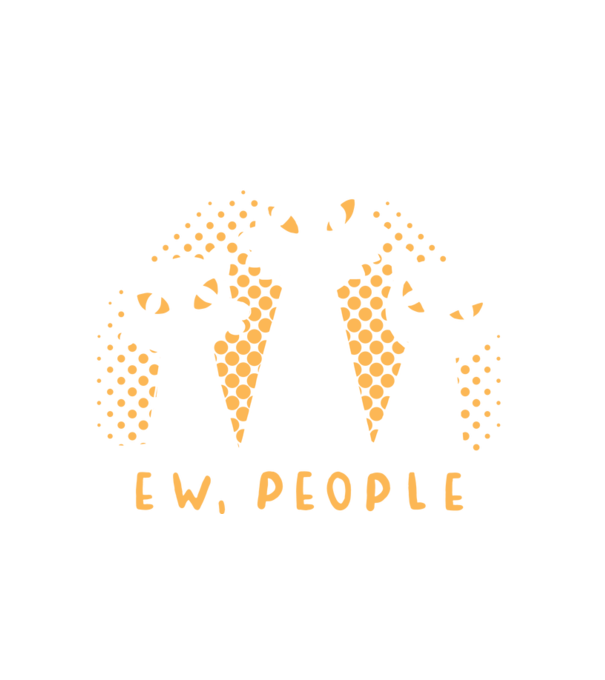 ew, people model alb pe tricou