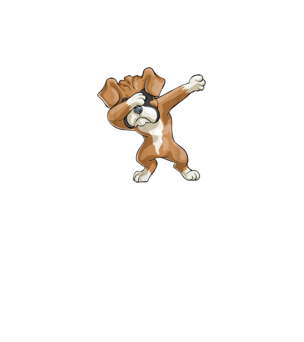 Boxer dab model gri pe tricou