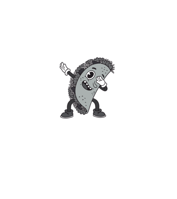 Taco DAB model albastru deschis pe tricou