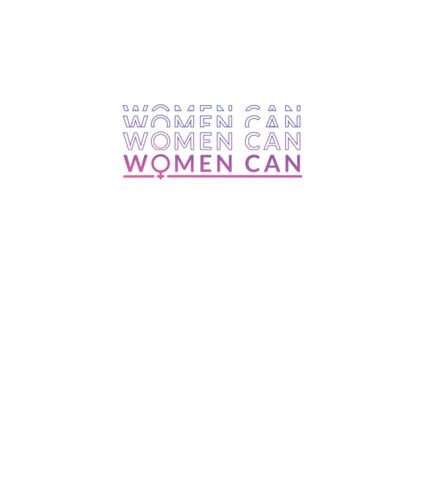 Women Can Ziua femeii model alb pe tricou