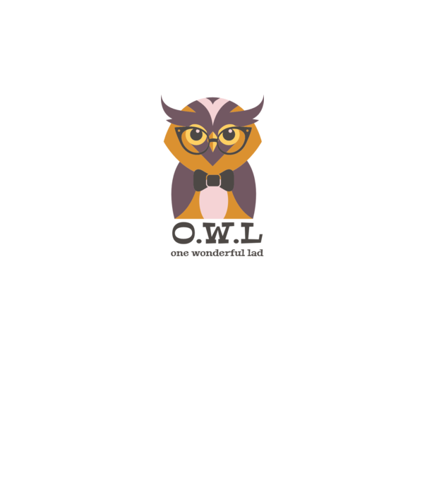 OWL - One wonderful Lad model roz pe tricou