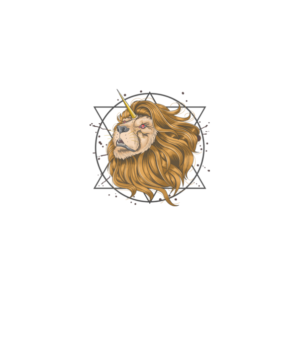 lion unicorn model nisipiu pe tricou
