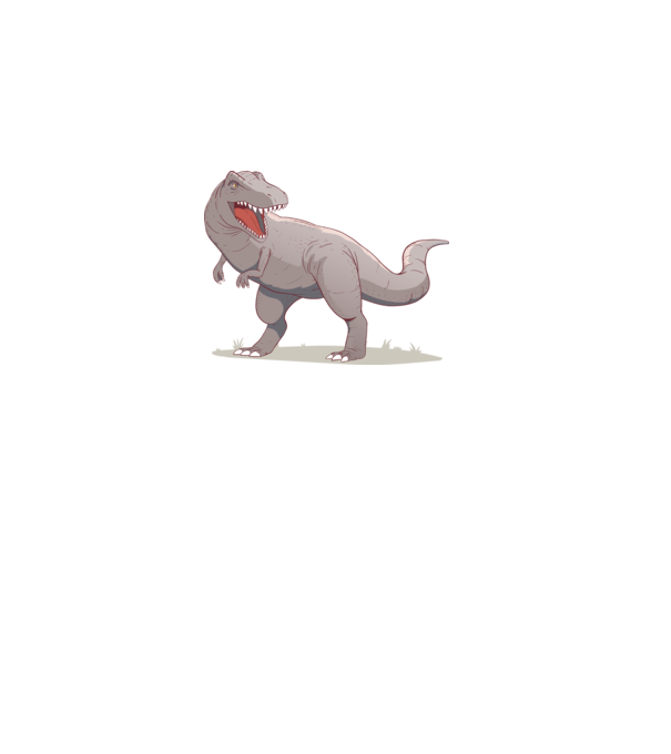 Dinozaur T-rex model negru pe tricou