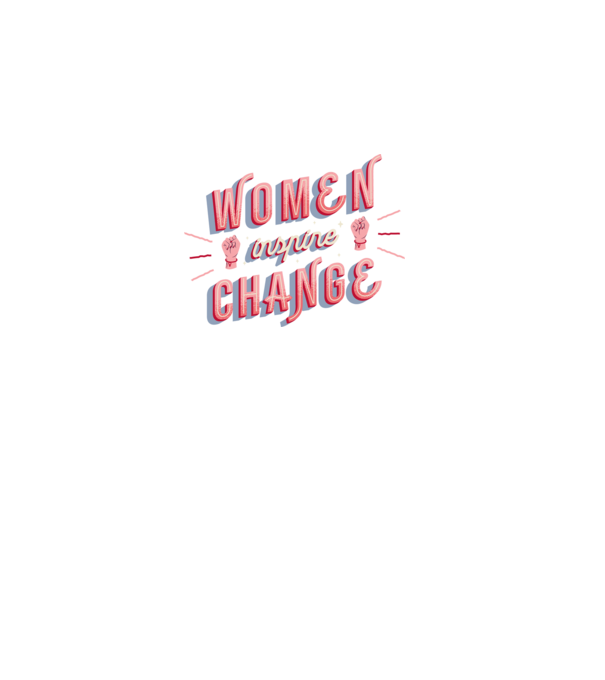 Women inspire change Ziua Femeii model roz deschis pe tricou