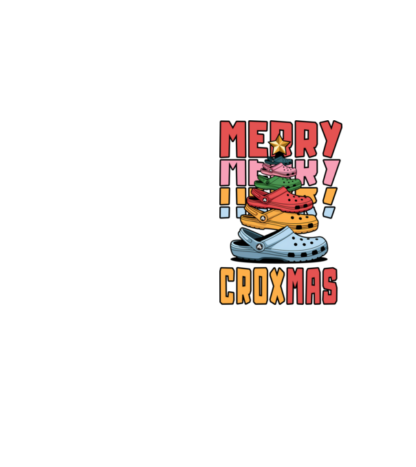 Merry Croxmas model galben neon pe tricou