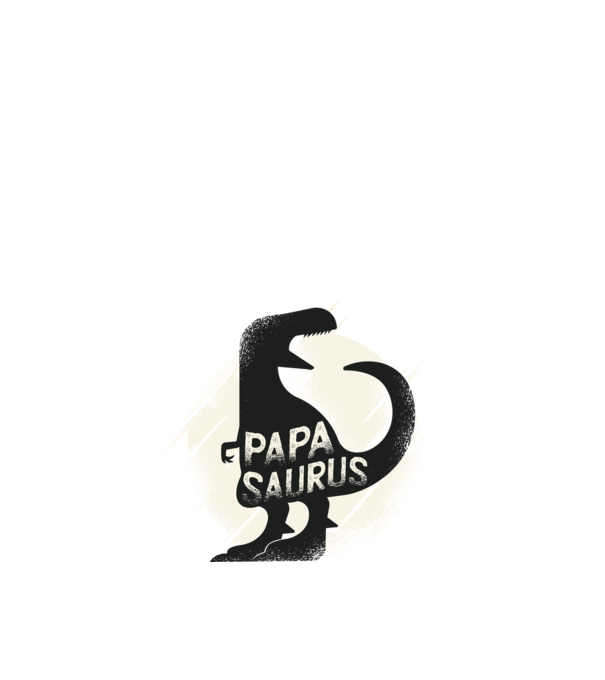 papasaurus model nisipiu pe tricou