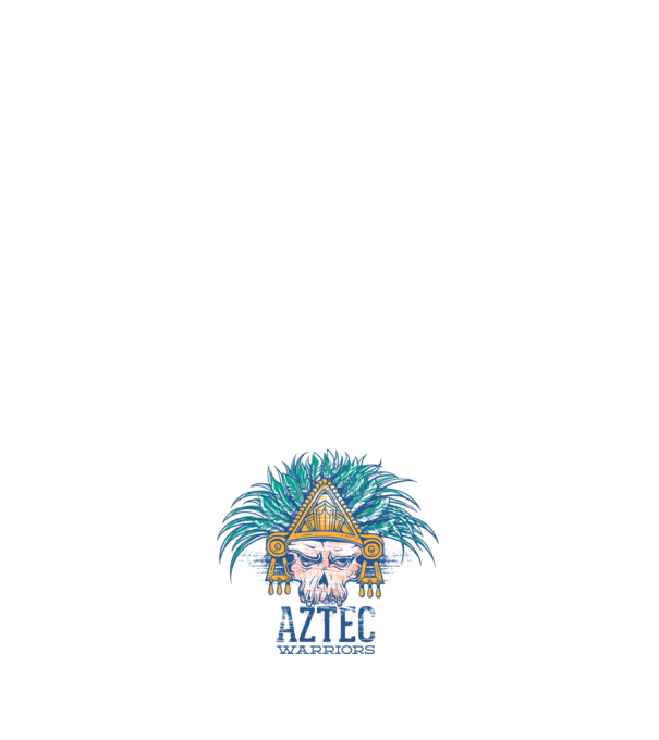 Aztec Warriors model negru pe tricou