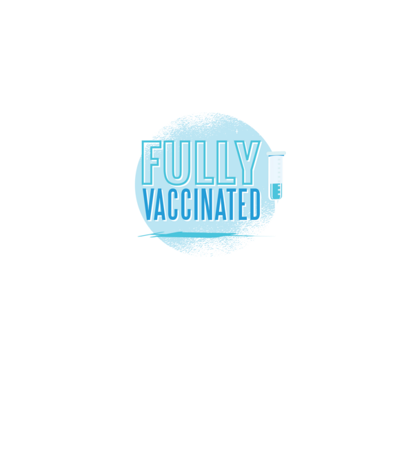 Complet vaccinat model albastru regal pe tricou
