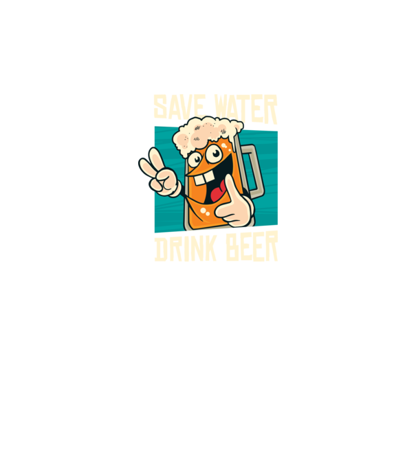 Save water, drink beer tricou amuzant bere model negru pe tricou