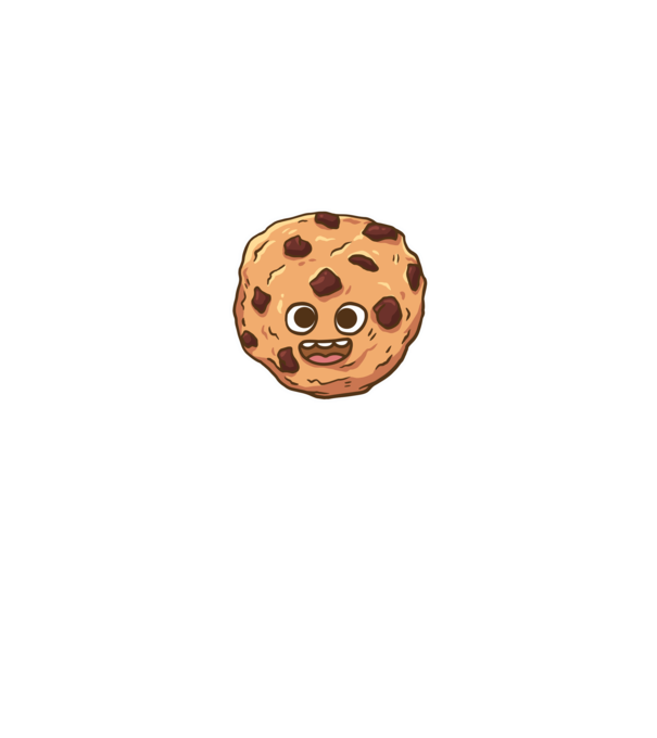 Cookie drăguț model turcoaz pe tricou