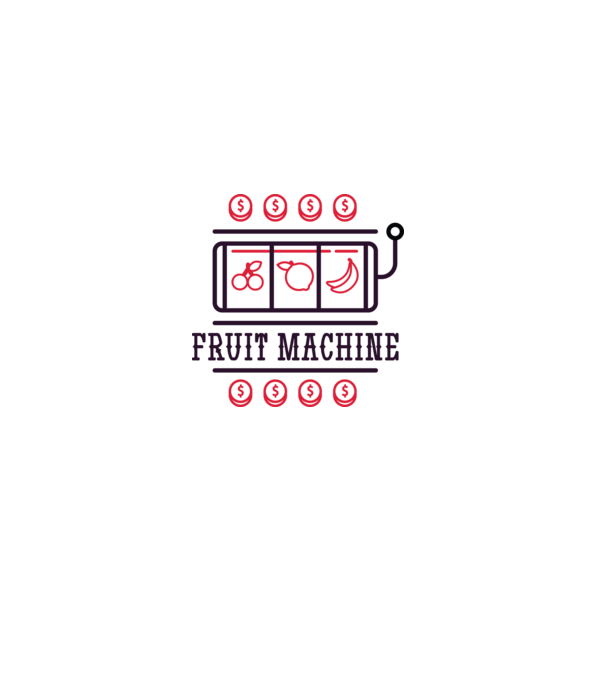 Fruit Machine Slot Machine model alb pe tricou