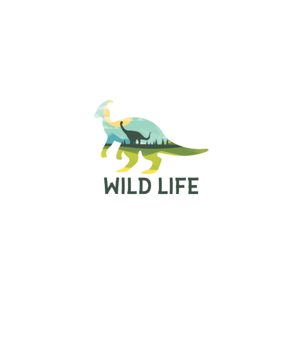 Dinosaur model negru pe tricou