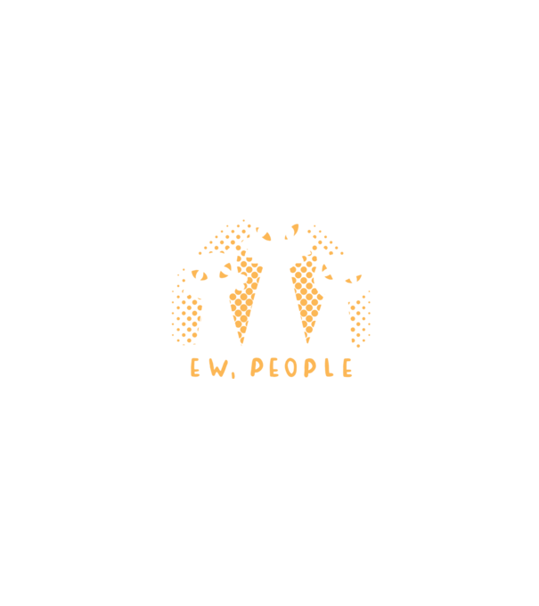 ew, people model negru pe tricou