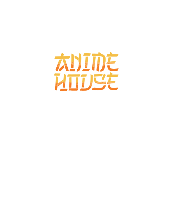 Anime House model negru pe tricou
