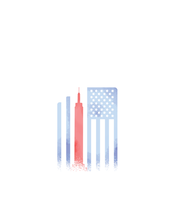 Usa Empire State Building model alb pe tricou