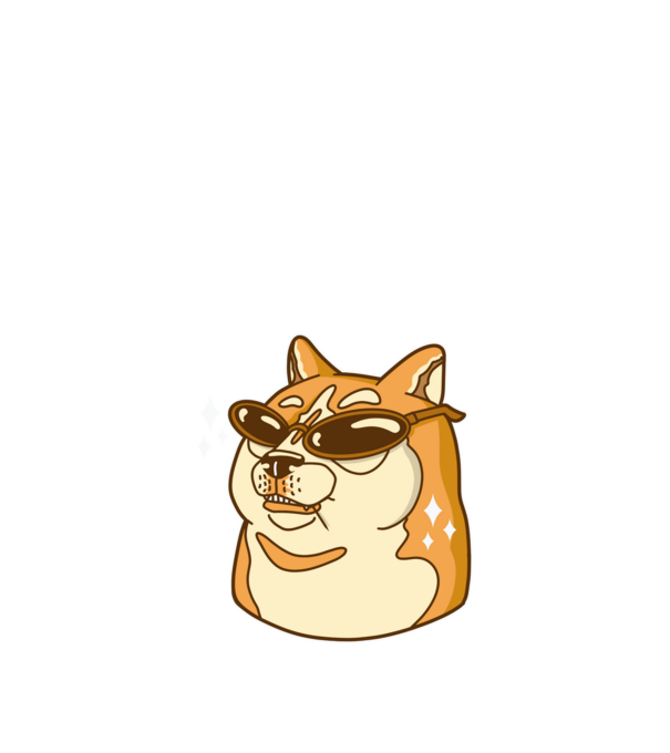Doge Coin model negru pe tricou