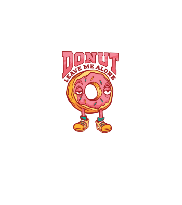 Donut leave me alone model roz deschis pe tricou