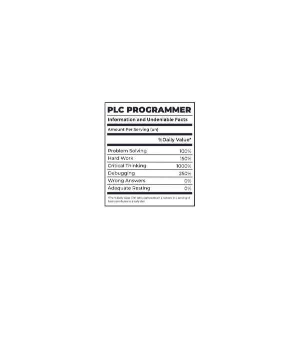 Programator PLC model verde pe tricou