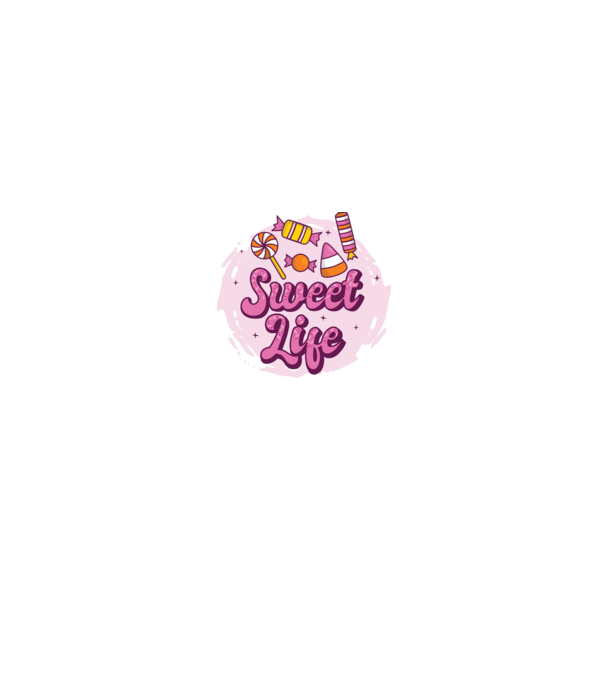 Sweet Life - Viață dulce model negru pe tricou