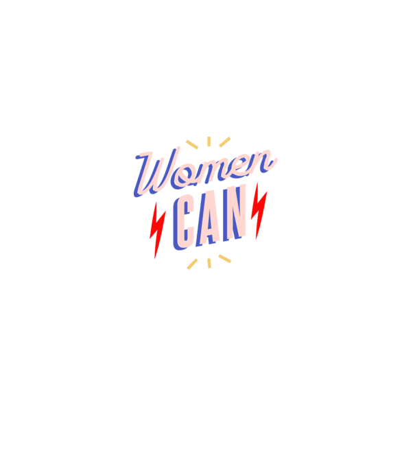 Women Can de Ziua Femeii model negru pe tricou