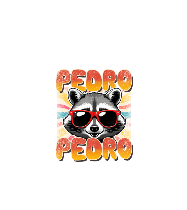 Pedro Pedro groovy retro model negru pe tricou