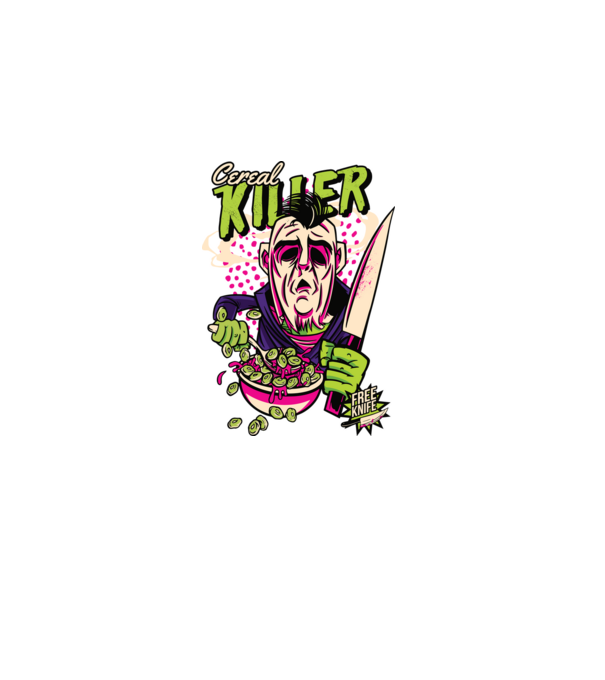 Cereale Killer Fulgi de cereale model negru pe tricou