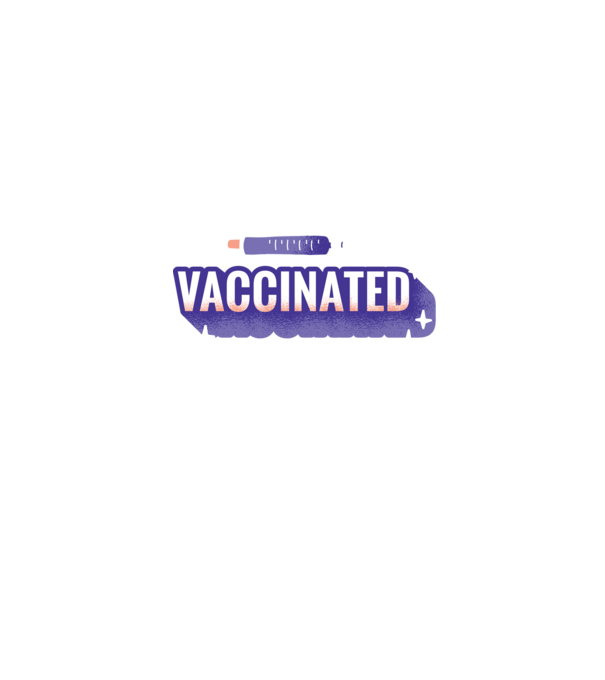 Vaccinat model negru pe tricou