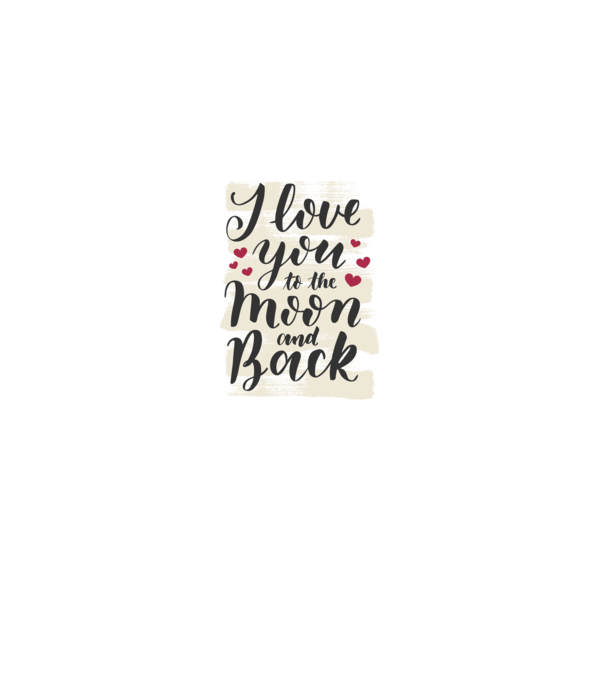 'I love you to the moon and back tricou drăguț Valentine''s Day' model gri pe tricou