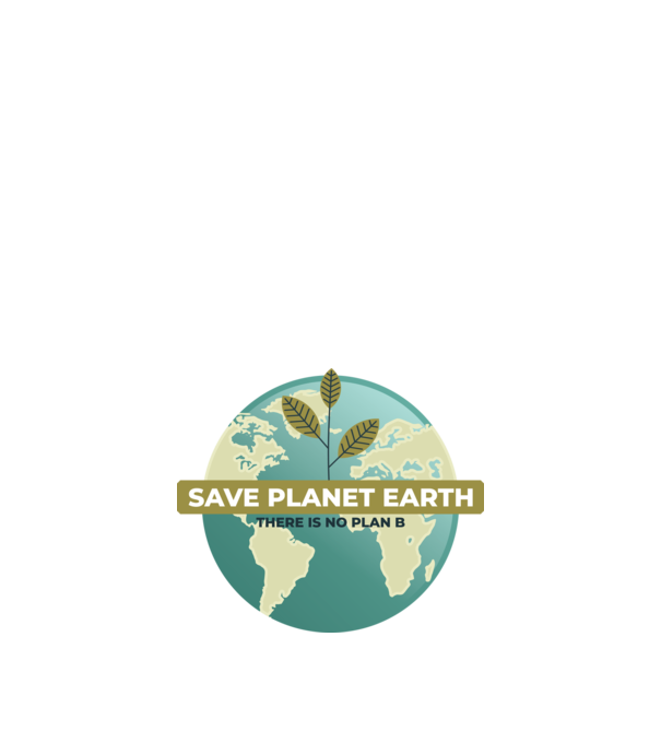 Să salvăm Pământul, nu există o altă planetă model negru pe tricou