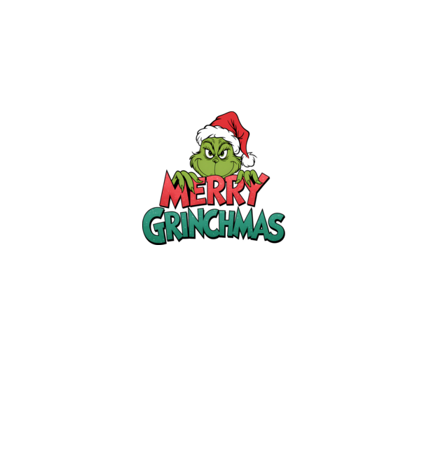 Merry Grinchmas model negru pe tricou