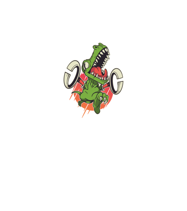 Dinozaur T-rex model gri pe tricou