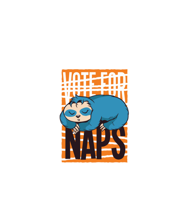 Votez pentru relaxare Leneș model negru pe tricou