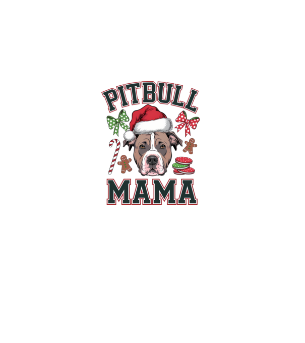 Pitbull Mama model alb pe tricou