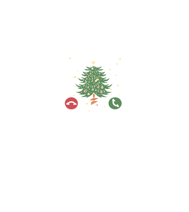 Christmas is calling model negru pe tricou