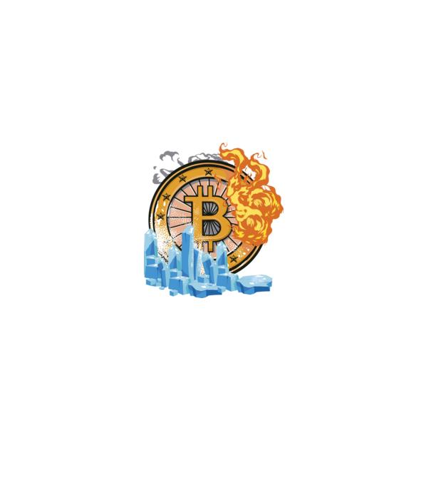 Logo Bitcoin model negru pe tricou