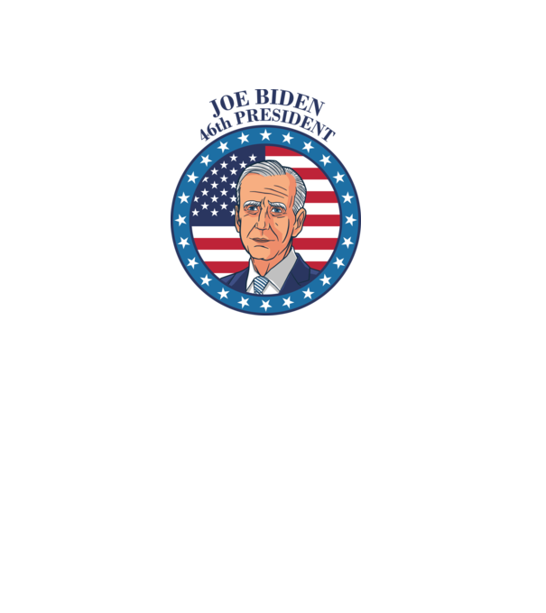 Joe Biden cel de-al 46-lea președinte al SUA model alb pe tricou