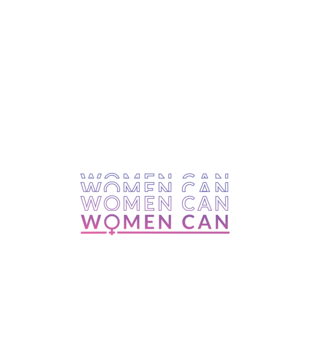 Women Can Ziua femeii model alb pe tricou