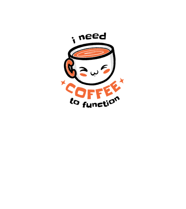 Am nevoie de cafea model alb pe tricou