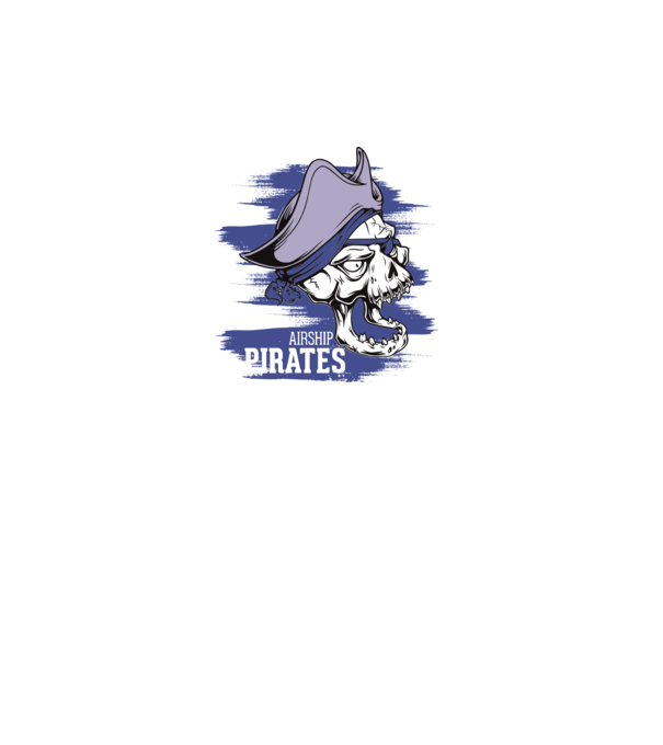 Airship Pirates 2 - Pirat model turcoaz pe tricou