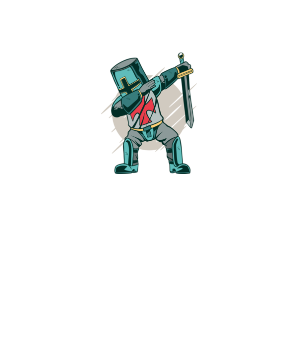 Cavaler DAB model verde pe tricou