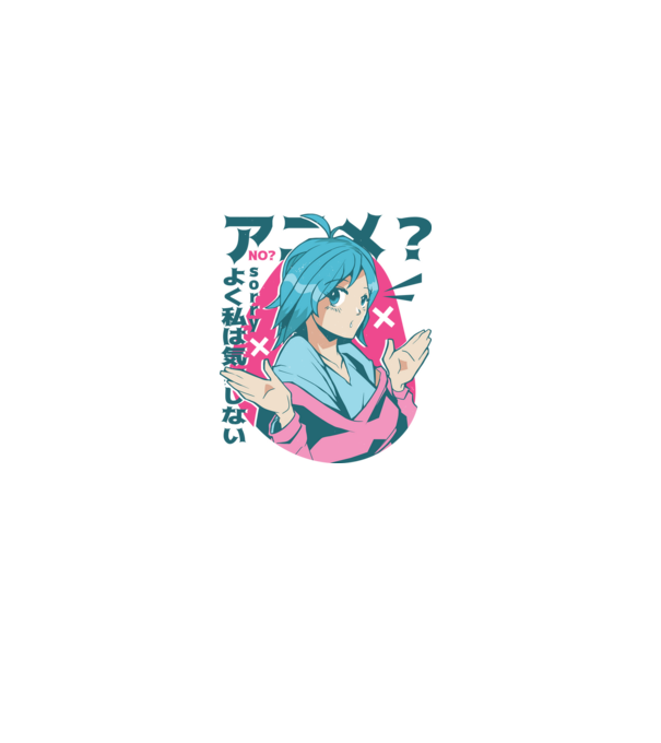 Tricou Anime model alb pe tricou