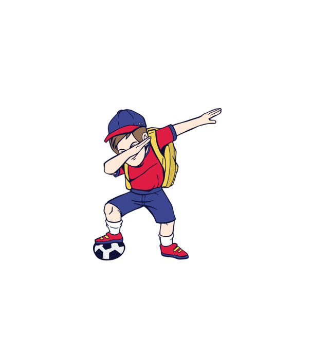 Școlar Fotbalist DAB model gri pe tricou