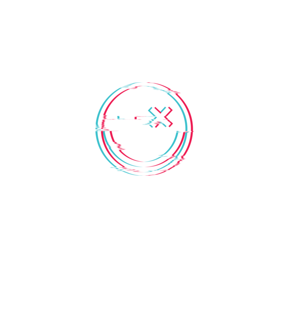 Smile glitch neon tiktok style model negru pe tricou