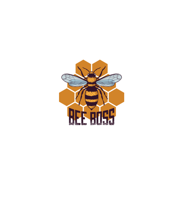 Bee Boss Șef Apicultor model alb pe tricou