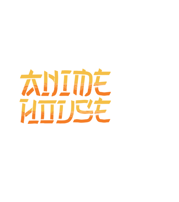 Anime House model negru pe tricou