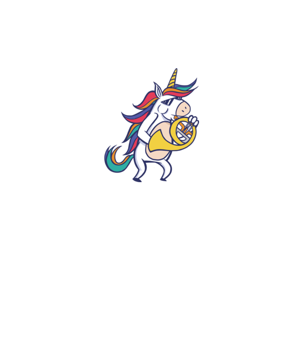 Unicorn Corn model turcoaz pe tricou