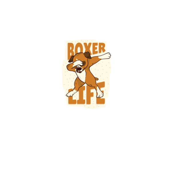 Boxer Life DAB model gri închis pe tricou