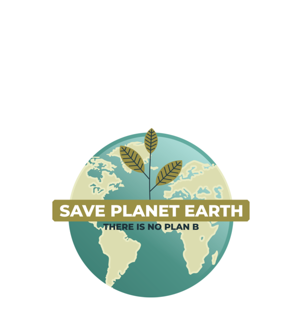 Să salvăm Pământul, nu există o altă planetă model negru pe tricou