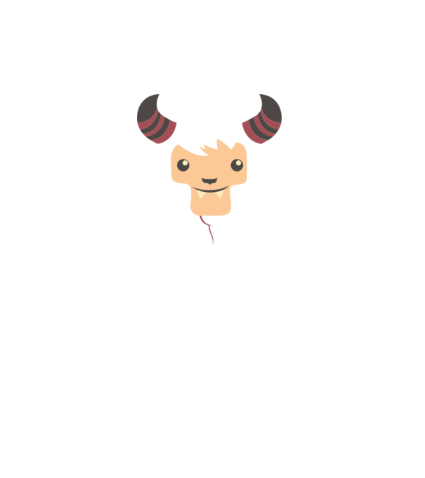 Goat Halloween model roz pe tricou