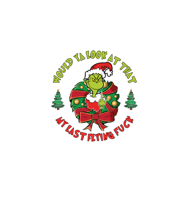 Would ya look at that - Grinch model negru pe tricou